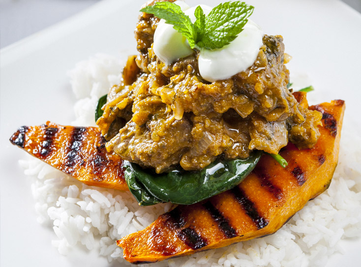 Lamb, Spinach and Pumpkin Curry